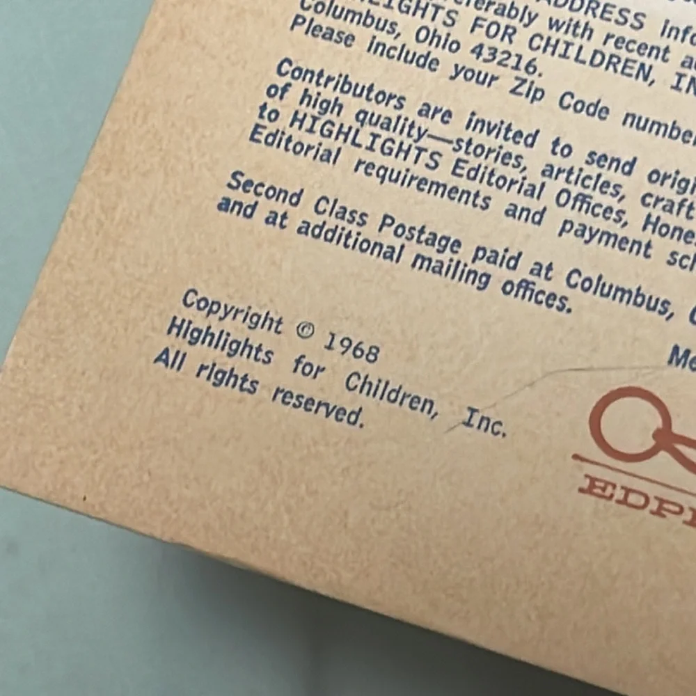 1968 Highlights vintage children’s activity book - Picture 6 of 16